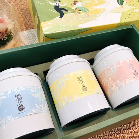 【無藏茗茶】無藏開花茶 — 6顆綜合花型三入大罐精美禮盒組