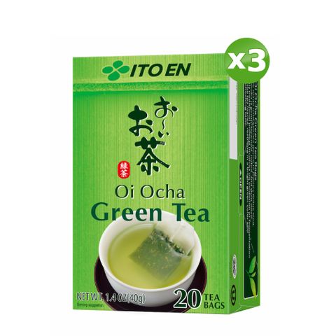 Oi Ocha綠茶茶包(2gx20入/盒)x3盒