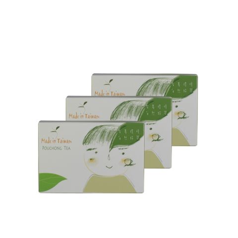 《自然農法》清香包種茶包(3gx25包x3盒)