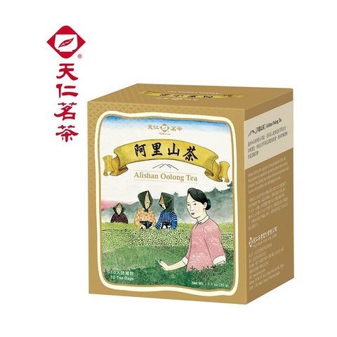 【天仁茗茶】 阿里山茶原片茶包 3gx10包x5盒