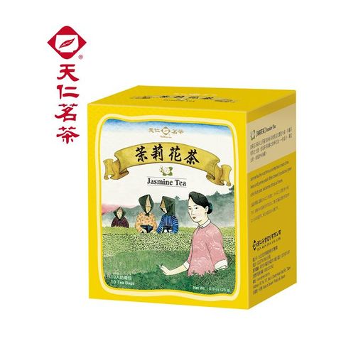 【天仁茗茶】茉莉花茶茶包(2.5gx10包)x4盒