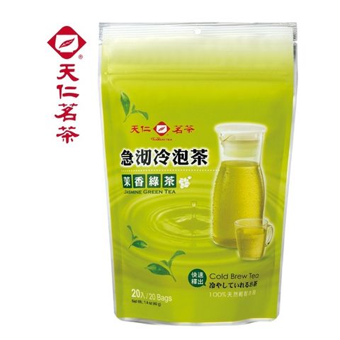 天仁茗茶 天仁急沏冷泡茉香綠茶20入