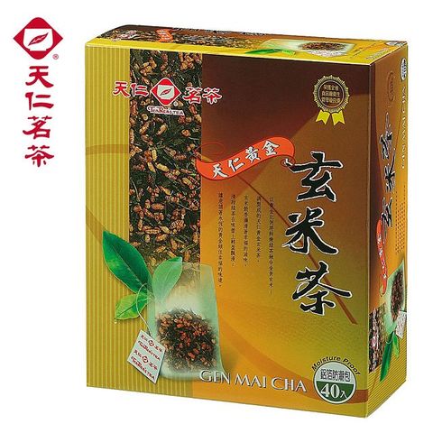 天仁 黃金玄米茶袋茶40入