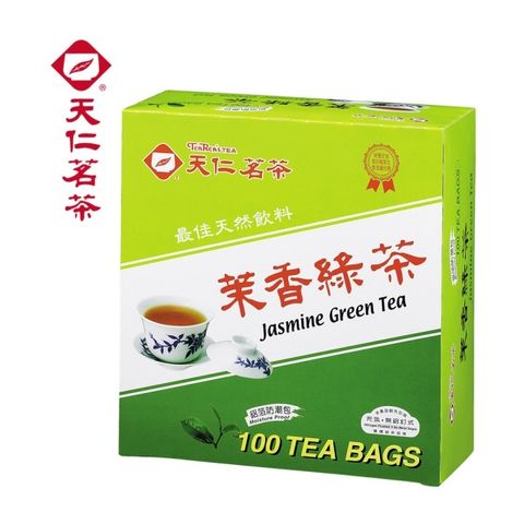 天仁茉香綠茶鋁箔防潮包100入