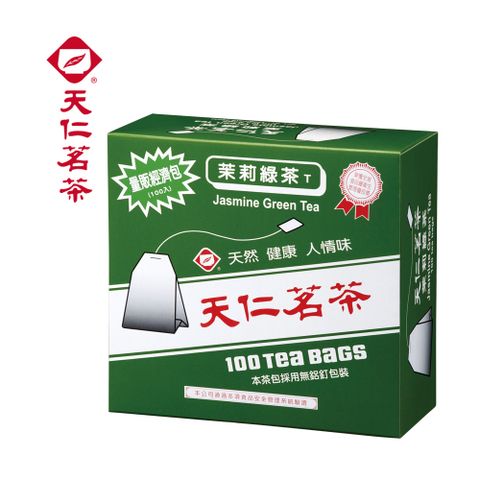 天仁茗茶 茉莉綠茶量販經濟包1.5gx100入