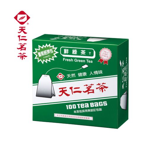 天仁鮮綠茶量販經濟包100入