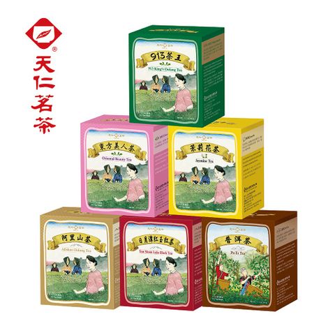 天仁茗茶 原片茶包10入(口味多選/盒)