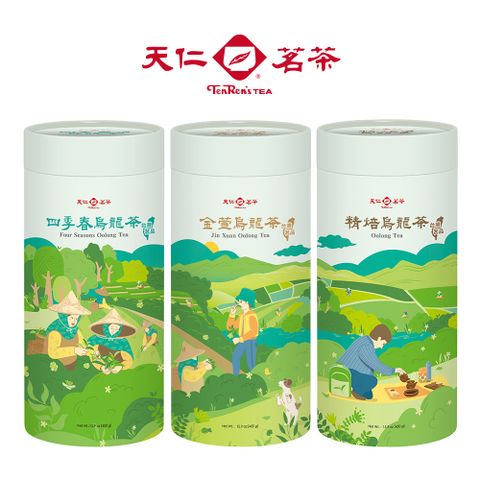 天仁茗茶 台灣茗品烏龍茶450g(口味多選/罐)