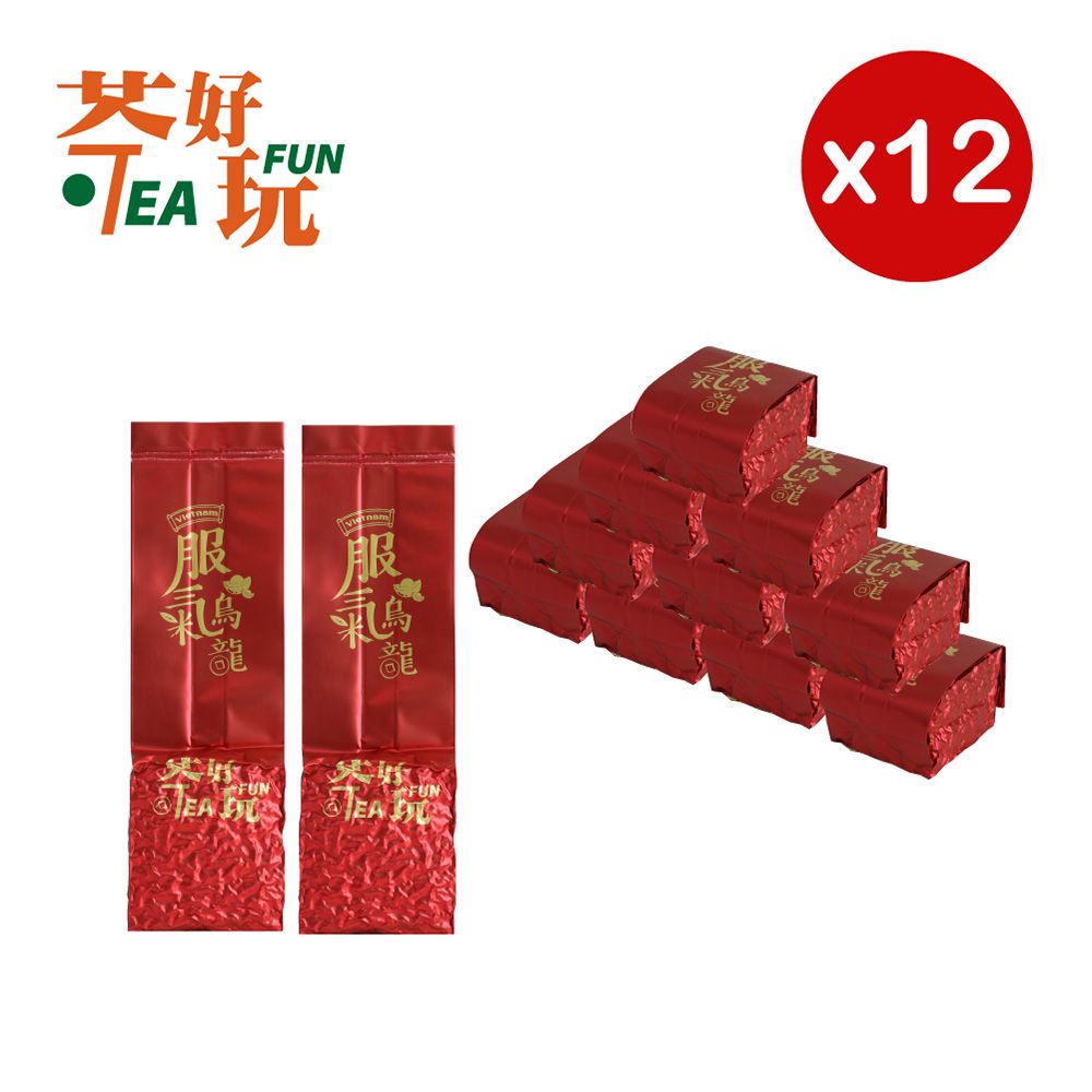 TeaFun 茶好玩 服氣烏龍 三斤尊爵組(12包150g-3斤;茶葉.烏龍茶)