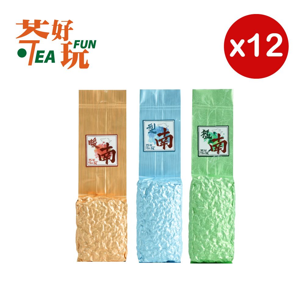 TeaFun 茶好玩 南人系列包套組加強版 南人葉總匯(12包150g-3斤;茶葉.烏龍茶)