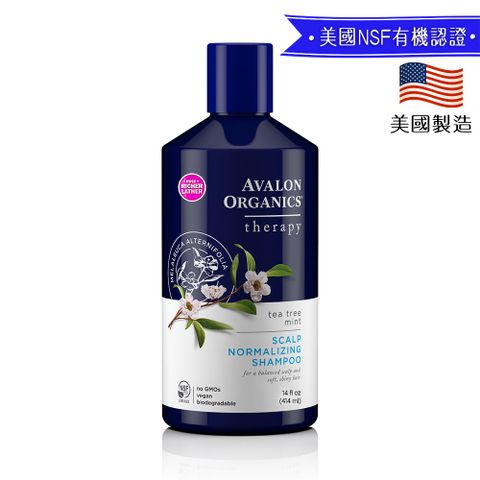 AVALON ORGANICS 茶樹薄荷頭皮調理精油洗髮精(414ml/14oz)