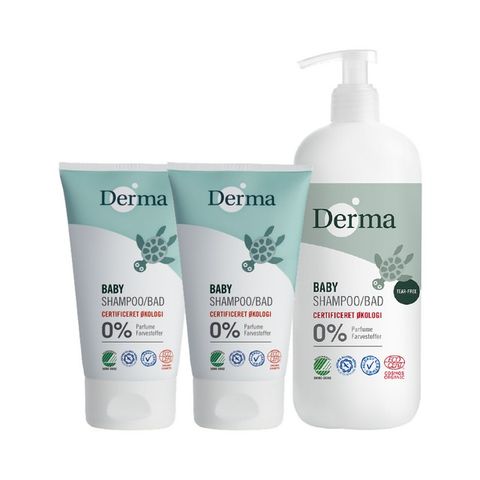 Derma 寶寶沐浴超值三入組