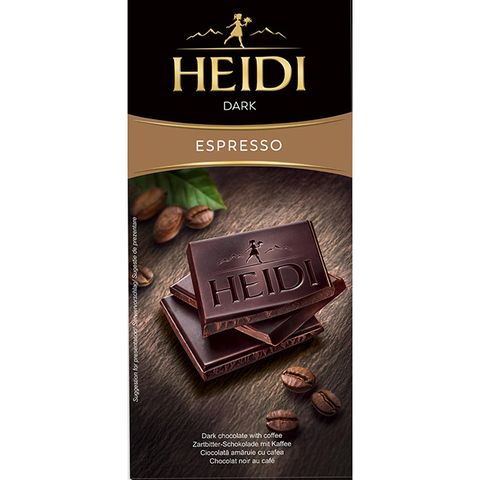 Hedy 赫蒂 HEIDI chocolate 濃縮咖啡黑巧克力 (80g)