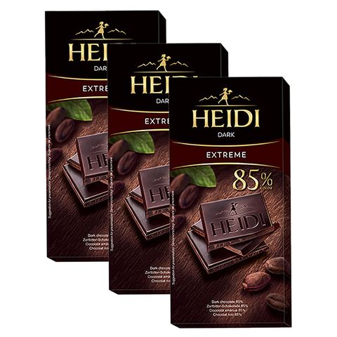 瑞士赫蒂85%黑巧克力 80gx3