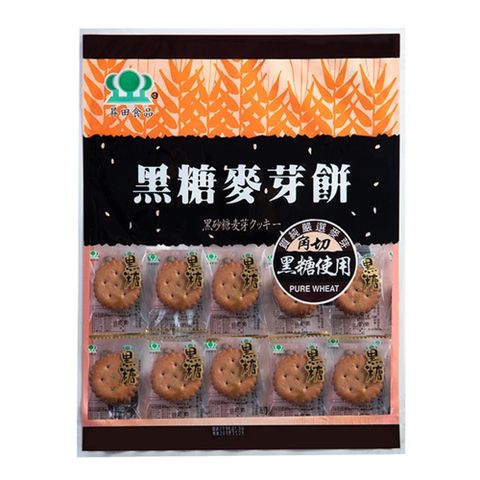 【昇田食品】黑糖麥芽餅 250g