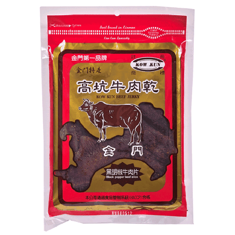 【高坑】黑胡椒牛肉乾(170g/包)