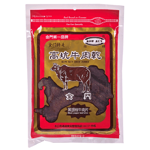 高坑 黑胡椒牛肉乾(170g/包)