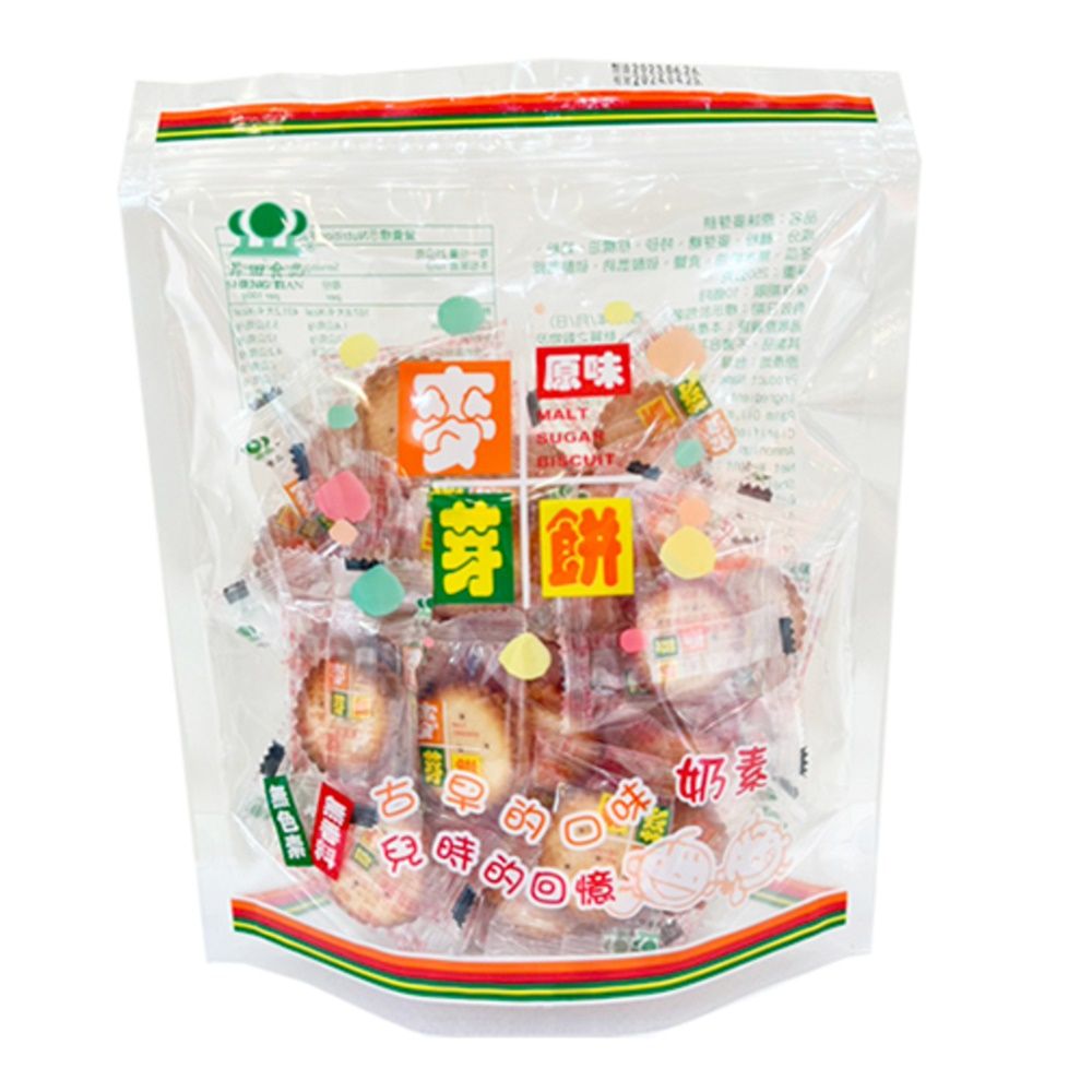 昇田食品 彰化原味麥芽餅 250g (奶素)