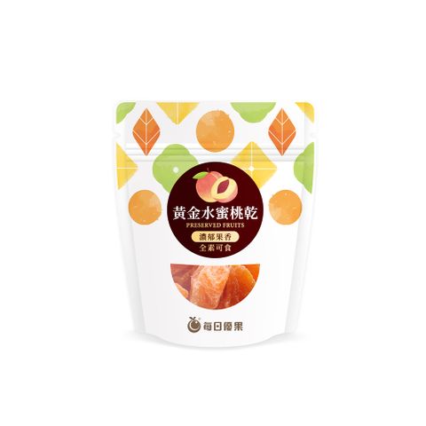 每日優果 黃金水蜜桃乾50G口袋蜜餞