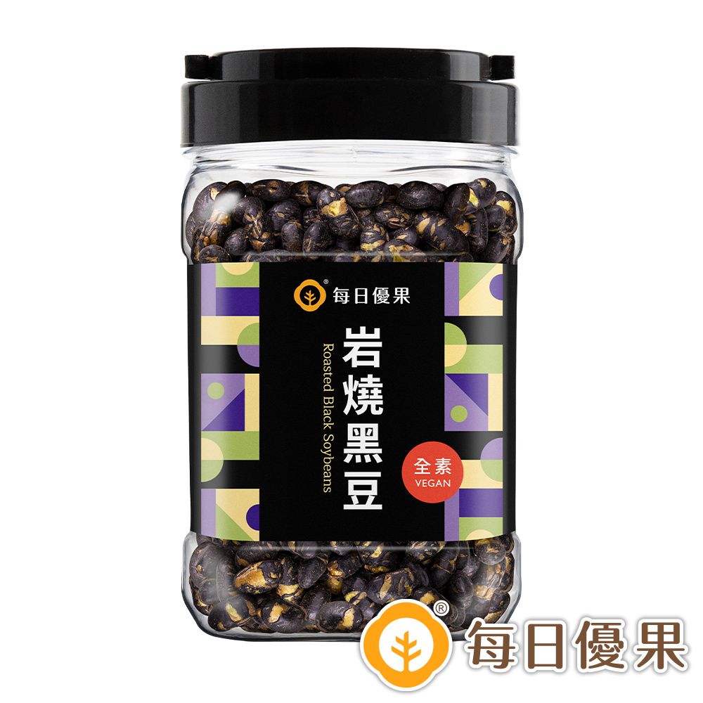 每日優果 罐裝岩燒黑豆260G