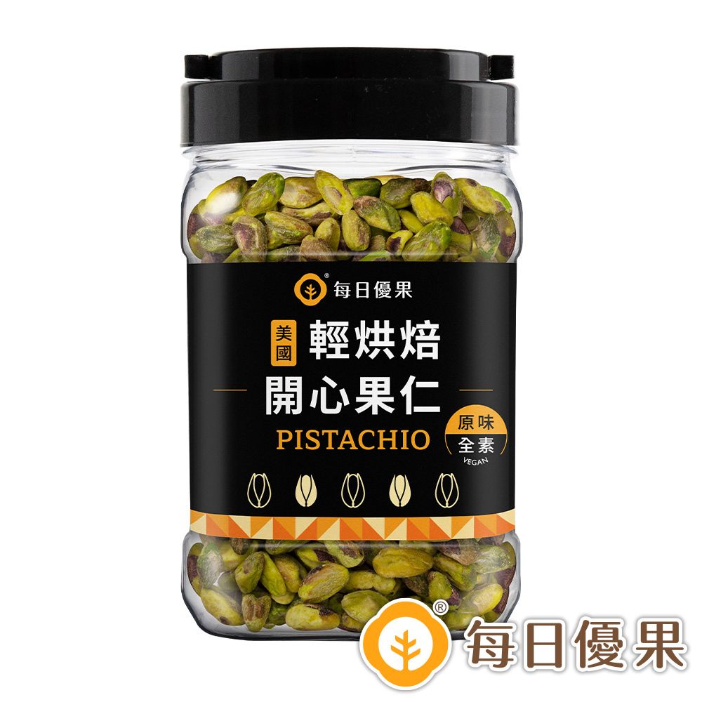 每日優果 罐裝烘焙原味開心果仁330G