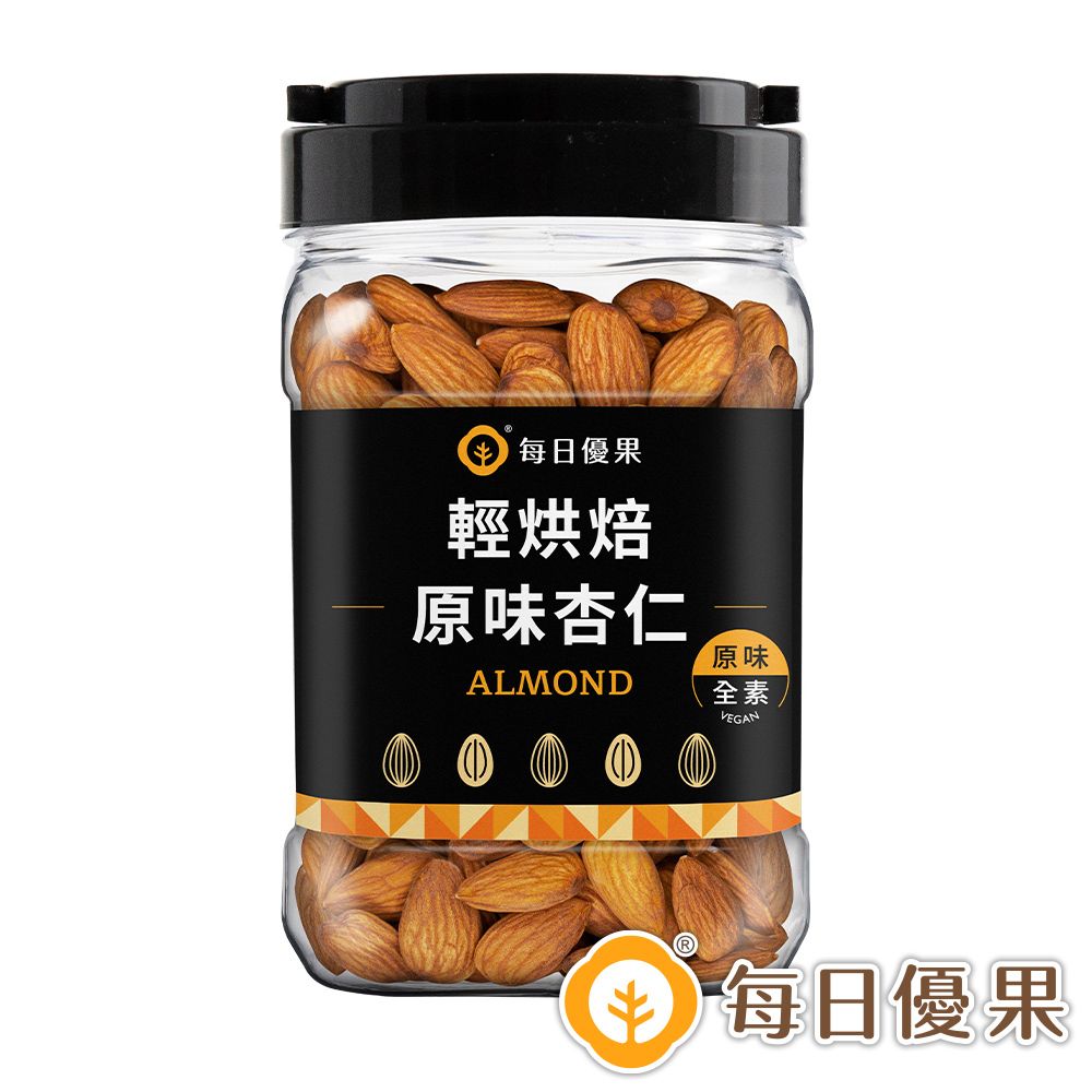 每日優果 罐裝烘焙原味杏仁果350G