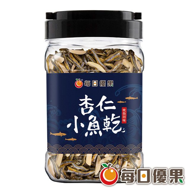 每日優果 罐裝杏仁小魚乾220g