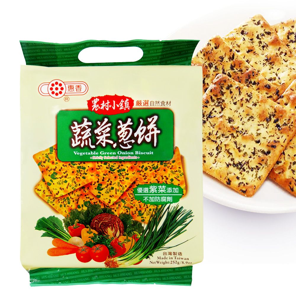 惠香食品 惠香 農村小鎮蔬菜蔥餅(252g/包)