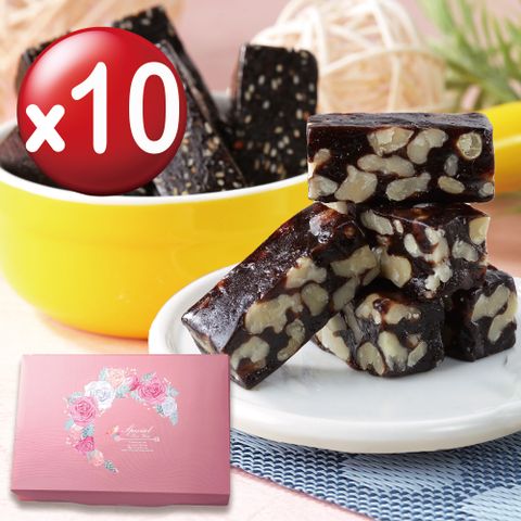 【棗糕達人】超值糖糕禮盒組X10 核桃糕/芝麻糕/伴手禮/台中必買伴手禮