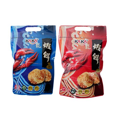 【KAKA】醬燒蝦餅-大容量分享包(原味/辣味；80g/包)