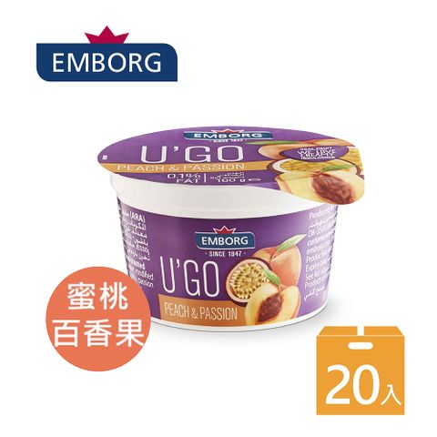 Emborg 安博格 蜜桃百香果優格 100g*20入