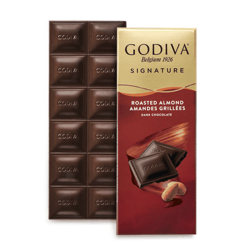 香烤杏仁黑巧克力磚