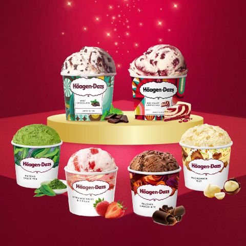 Haagen-Dazs 哈根達斯 極致歡慶迷你杯12入組(新品上市/官方旗艦直送)