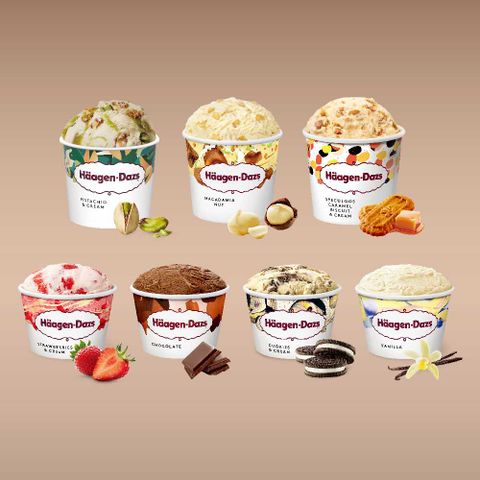 Haagen-Dazs 哈根達斯 堅果派對迷你杯16入組(開心果口味/官方旗艦直送)