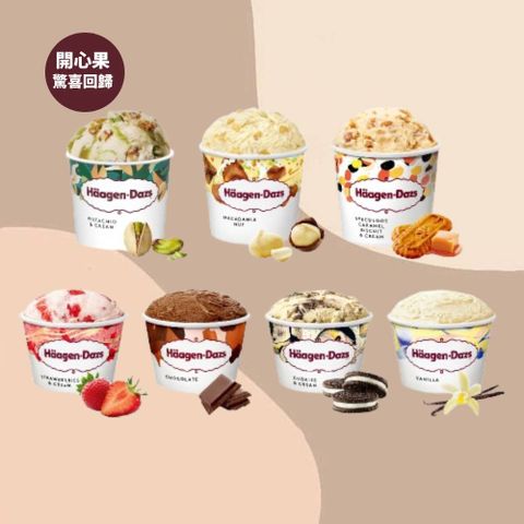 Haagen-Dazs 哈根達斯 堅果派對迷你杯16入組(開心果口味/官方旗艦直送)