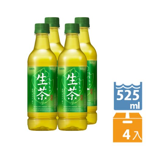 【KIRIN】生茶 新包裝525ml(4入/組)