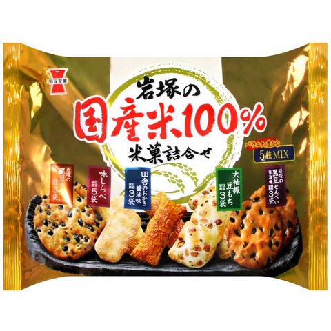 岩塚 推薦商品製菓 綜合米果 (188g) 到期日2024/10/27