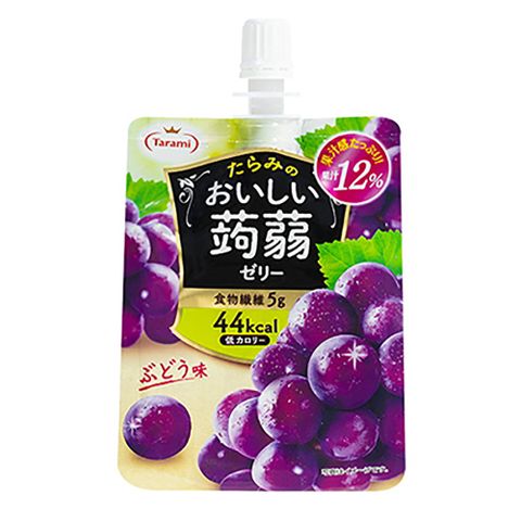 【達樂美】日本多良見 果凍便利包-葡萄口味150g