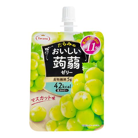 【達樂美．今夏新貨】日本多良見果凍便利包-白葡萄口味150g