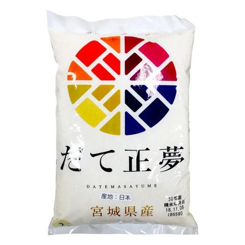 日本宮城縣伊達正夢米(2kg)