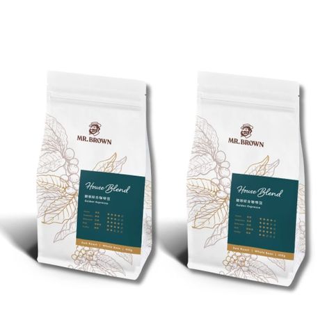 《伯朗》醇郁綜合咖啡豆(450克/袋)x2袋