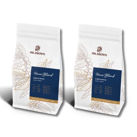 《伯朗》珍選綜合咖啡豆(450克/袋)x2袋