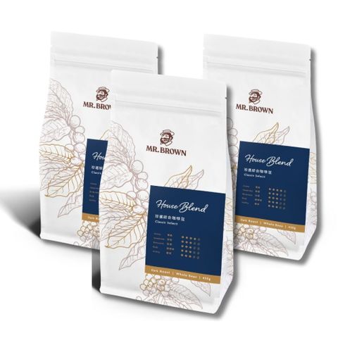《伯朗》珍選綜合咖啡豆(450克/袋)x3袋