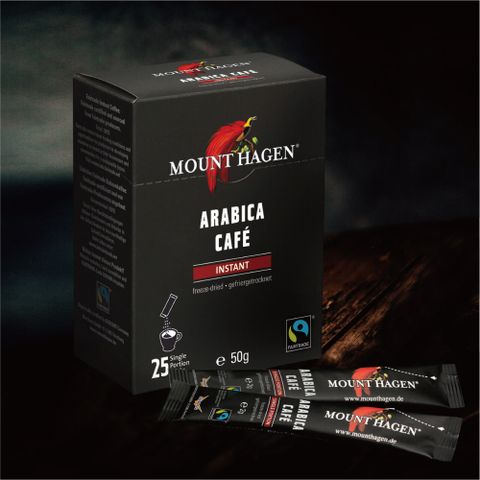 Mount Hagen 德國進口 公平貿易即溶咖啡粉(2g x 25)