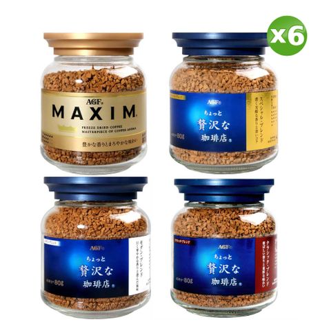 AGF 即溶咖啡 (80g)x6罐