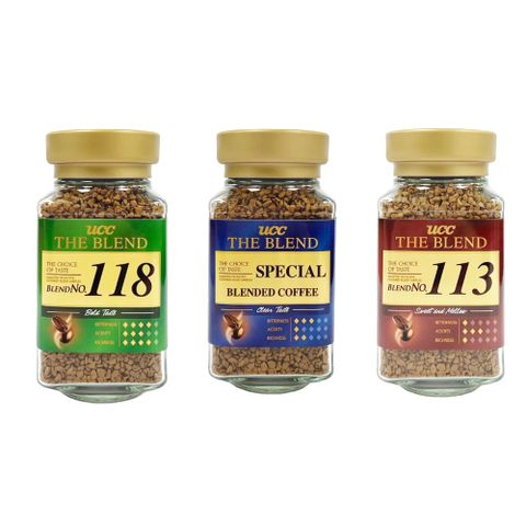 UCC 118/精選/113即溶咖啡 90g (風味任選)x12罐