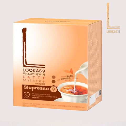 【Lookas9】盧卡斯 紅茶拿鐵咖啡(17.5g/30入)