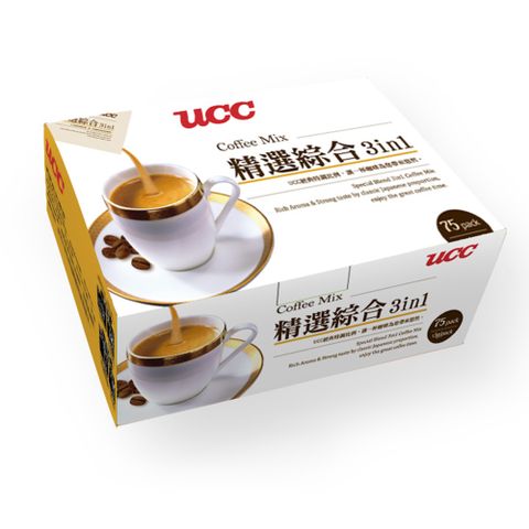UCC 精選綜合3合1咖啡(75包)
