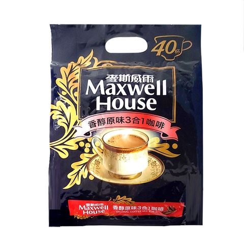 Maxwell麥斯威爾 香醇原味3合1咖啡(14gX40包)x2袋