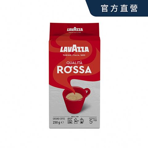 【LAVAZZA】紅牌Rossa咖啡粉250g *4包